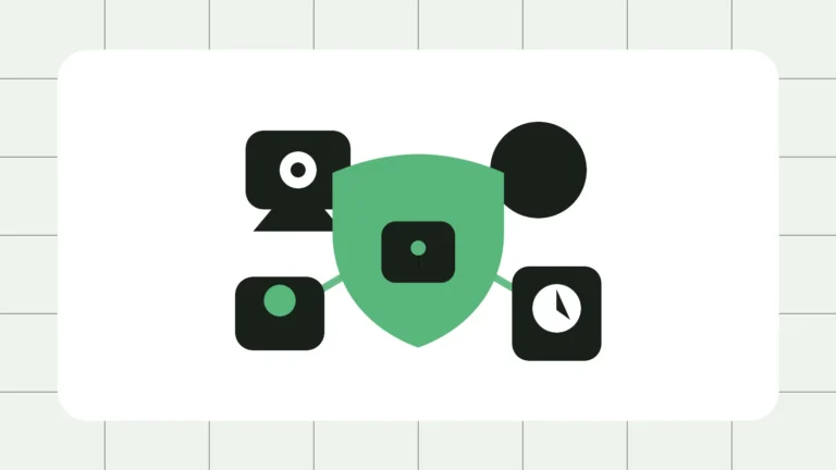 Smart camera, light, speaker and thermostat protected by a central shield and lock